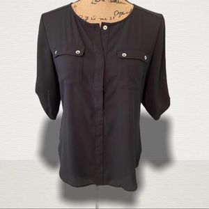 NY&Co Black Size XS Blouse